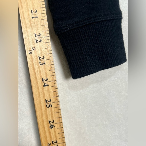 Vince Women’s XS Full Zip Cotton Black Bomber Jacket Coat Trucker EUC Chic - Picture 9 of 13